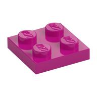 Lego Plate 2 x 2 / Magenta