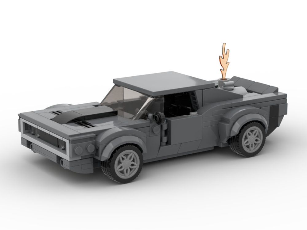 Lego 1968 Dodge Charger - Ice Charger - 8 stud Scale