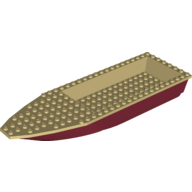 Lego Boat 28 x 8 with Tan Top [Complete Assembly]