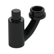 Lego Plant, with Bar and Off-shoot with Stud / Black