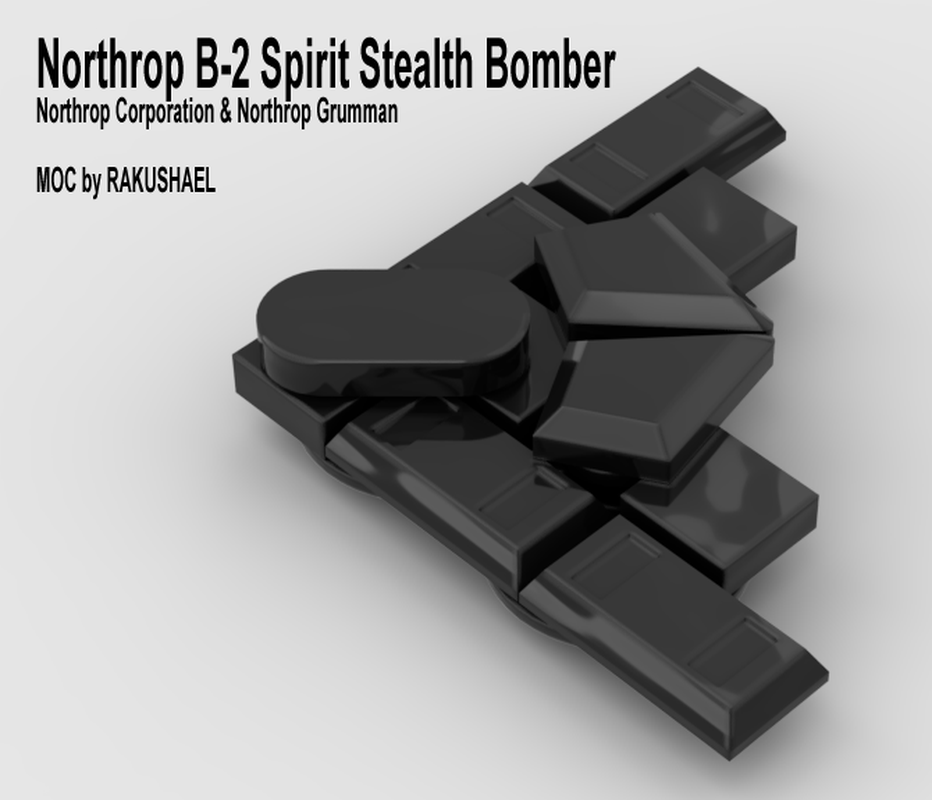 Lego B-2 Spirit / B2 Stealth Bomber - Microscale