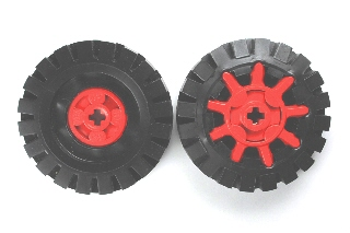 Lego Technic, Gear Expert Builder 9 Tooth with Black Tire 17 x 43 (g9/3634b)