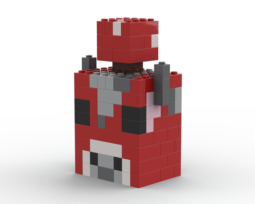 Lego Minecraft - Mushroom Cow Head