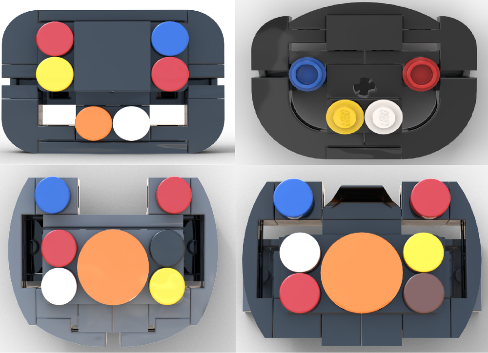 Lego Set of racing steering wheels
