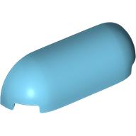 Lego Brick Round, Curved Triple 1 x 4 x 1 / Medium Azure