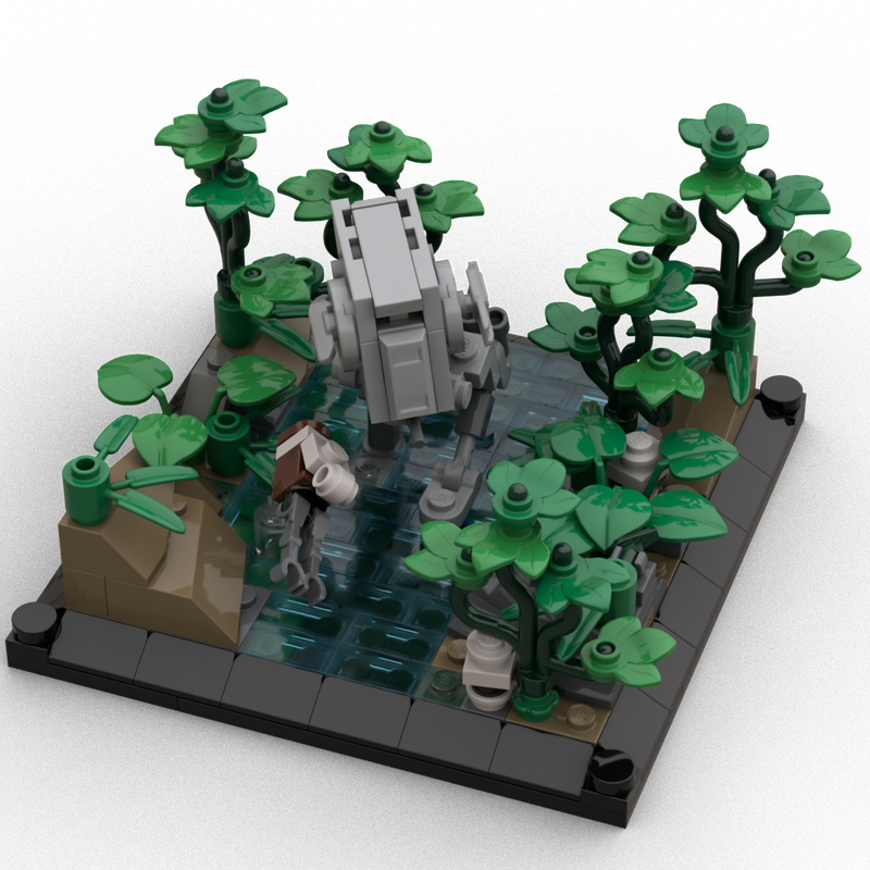 Lego AT-ST Jungle Patrol [Micro Scale]
