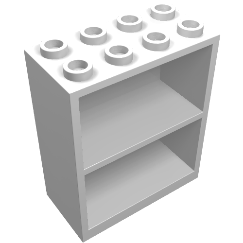 Lego Homemaker Bookcase/Cupboard 2 x 4 x 4