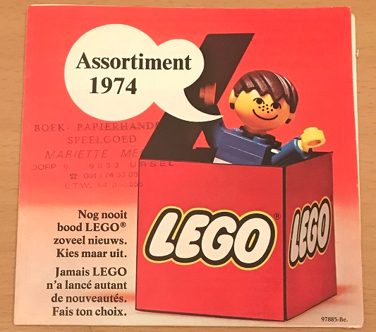 Lego 1974 Medium Belgian Foldout (97885-Be)
