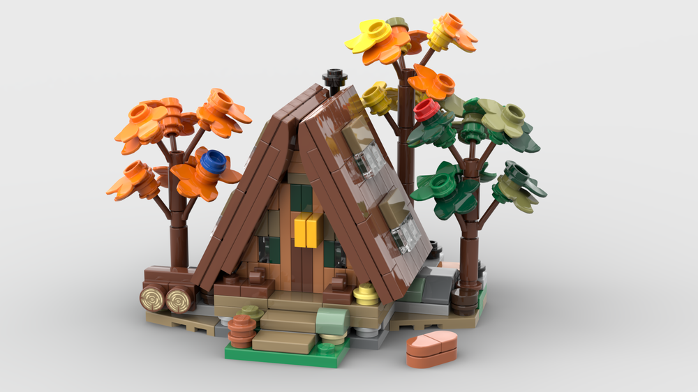 Lego Mini 21338 A-Frame Cabin