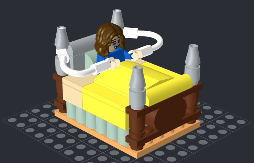 Lego The Exorcist-Possessed girl