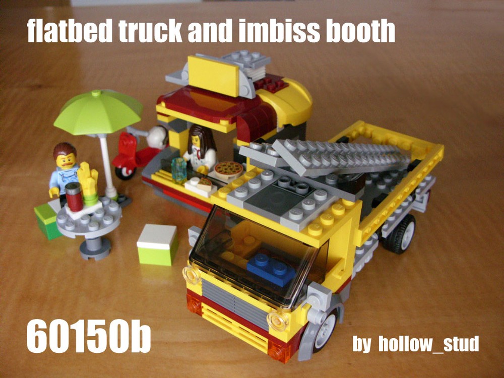 Lego 60150b Flatbed Truck & Imbiss Booth