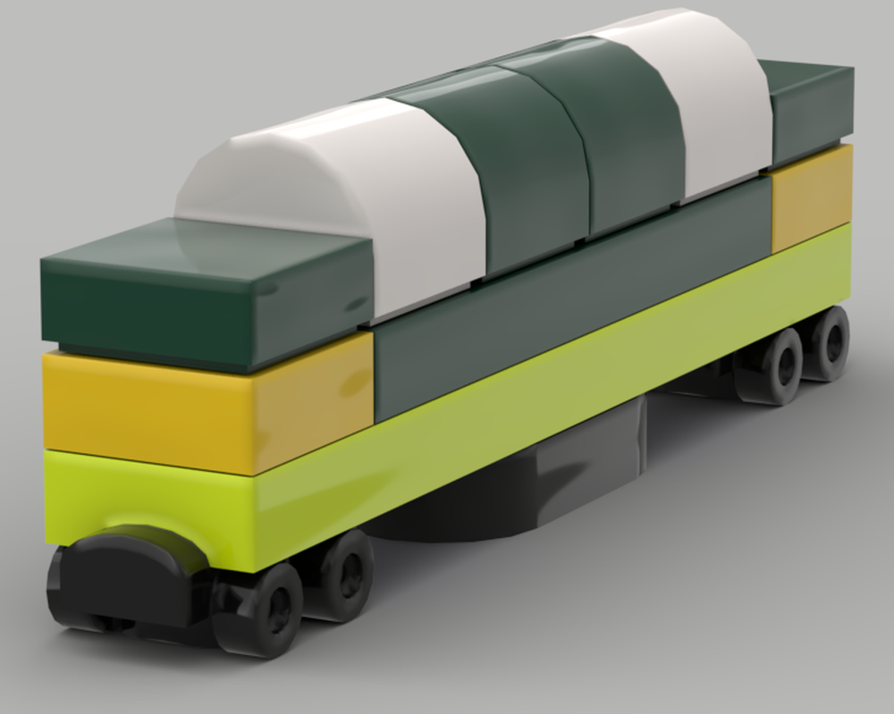 Lego British Rail Class 55 - The King's Own Yorkshire Light Infantry