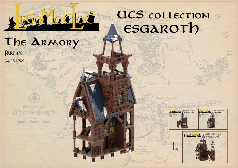 Lego UCS Esgaroth - part 4/8 - The Armory