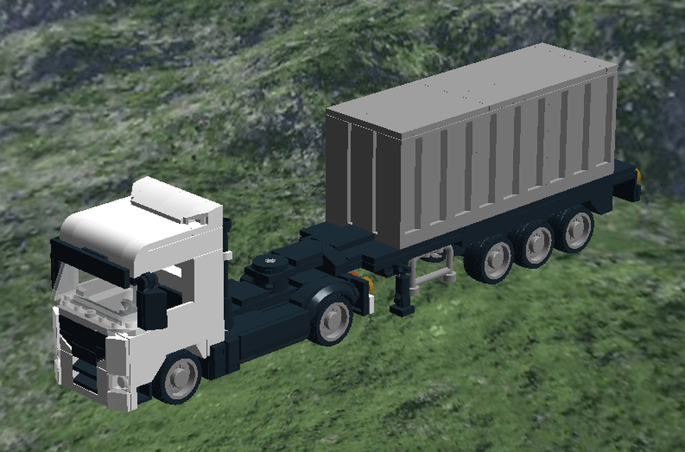 Lego Scania S 700 with Container Trailer