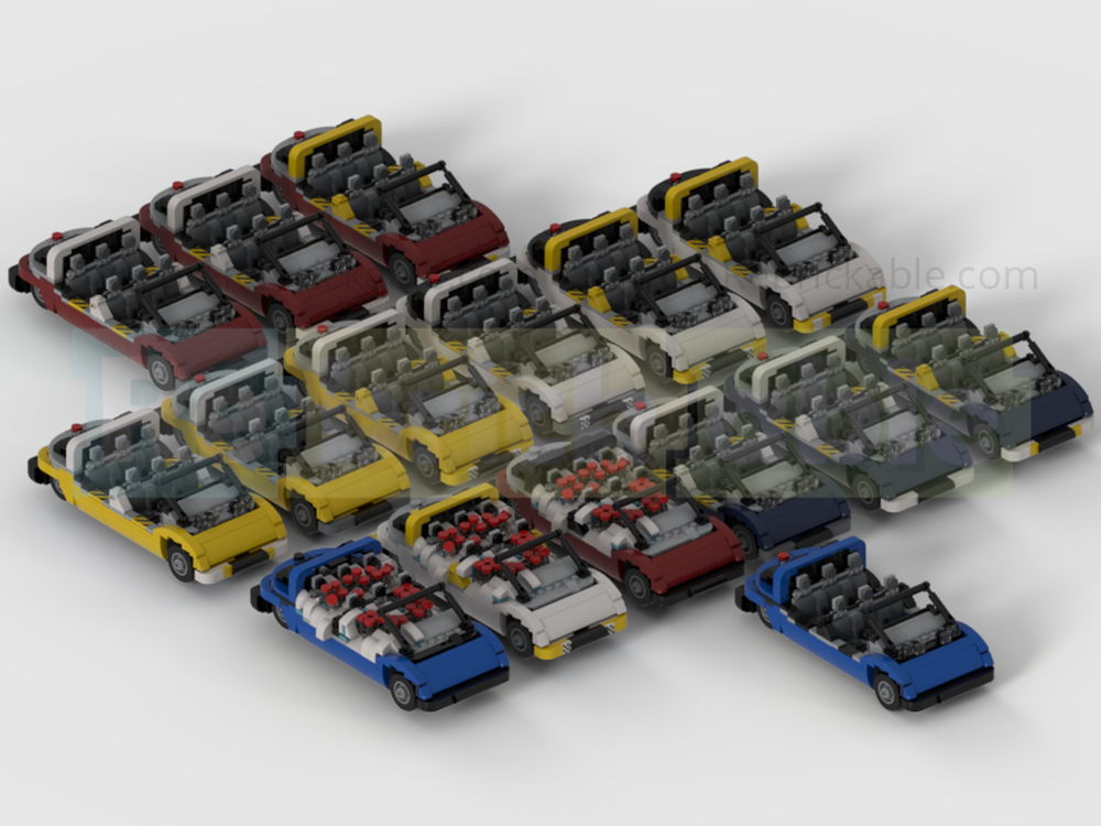 Lego Test Track Car Bundle