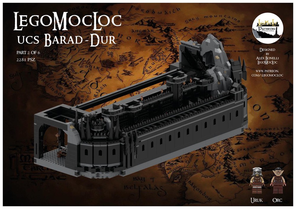 Lego UCS Barad-Dur part 2/6
