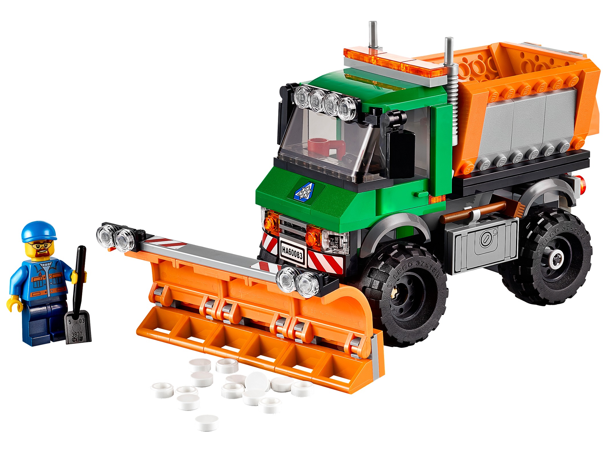 Lego Snowplow Truck