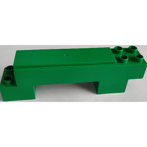 Lego Duplo Road Section Straight 2 x 7 x 2 / Green