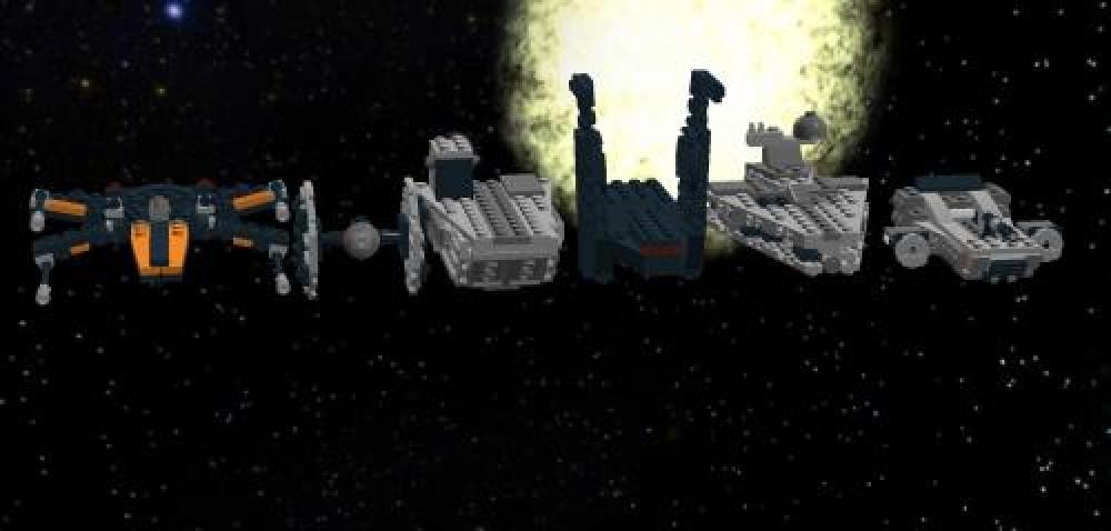 Lego Star Wars episode 7 mini models