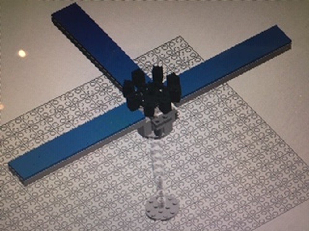 Lego mini Juno satellite