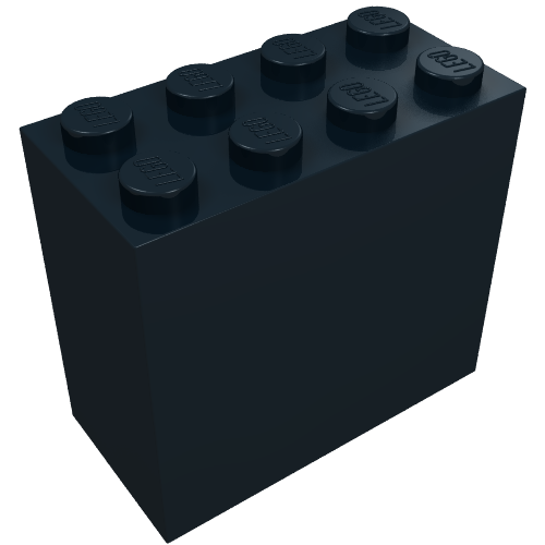 Lego Brick 2 x 4 x 3 / Black
