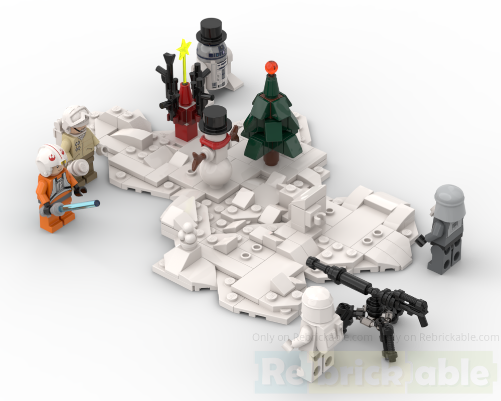Lego Hoth Advent Calender Idea