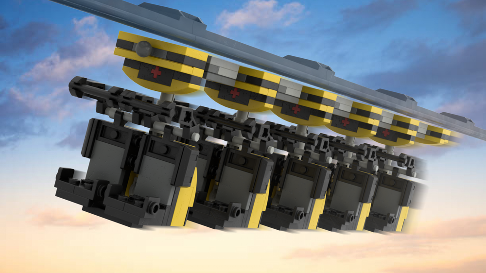 Lego Inverted Rollercoaster Cart