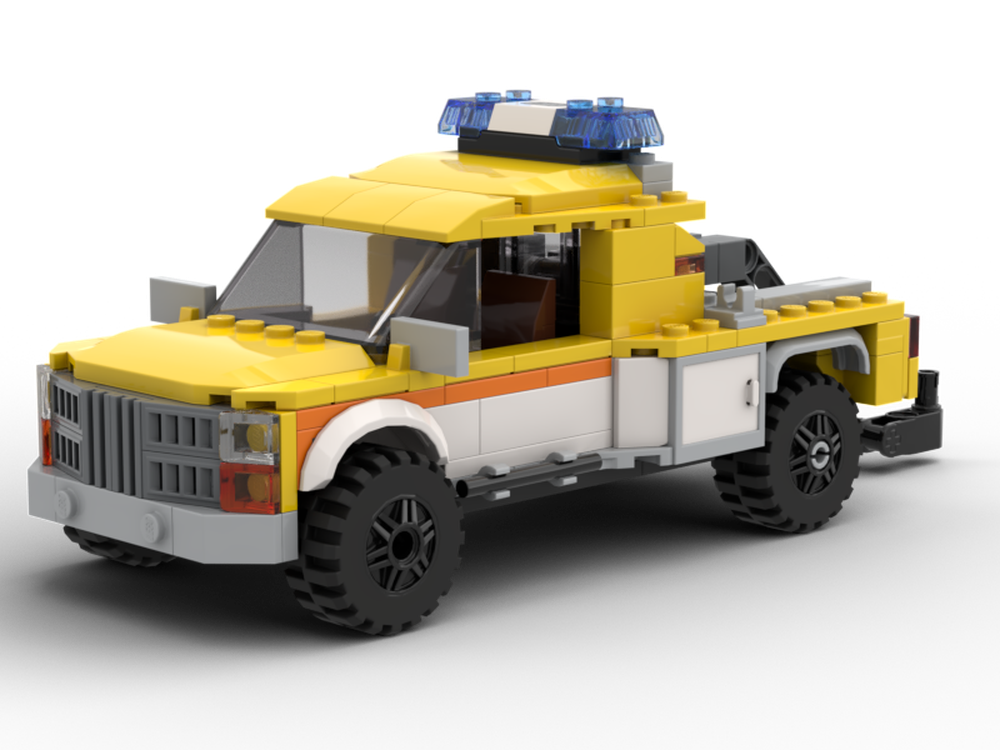 Lego Tow truck from 60258- 8 wide