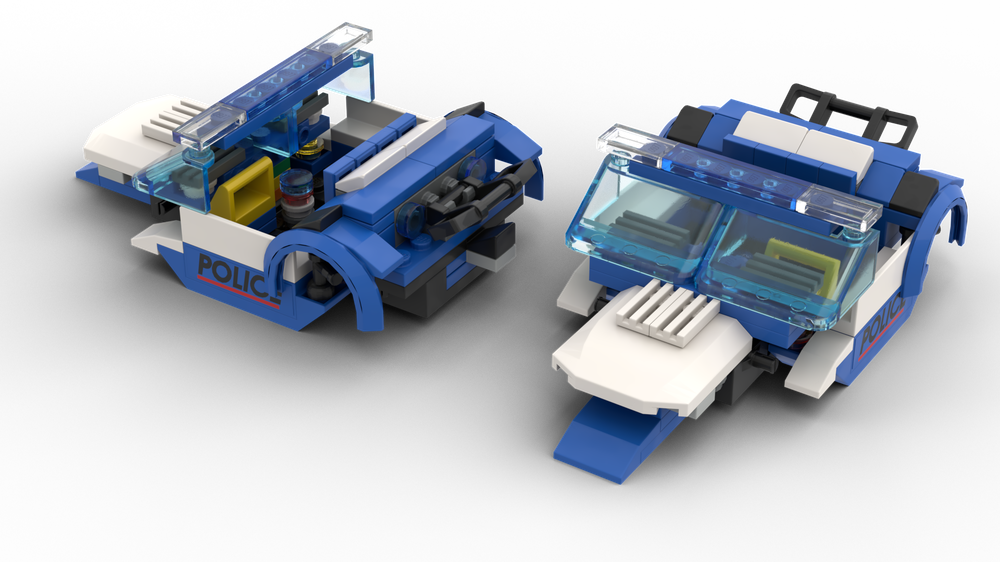 Lego Police Snowmobile