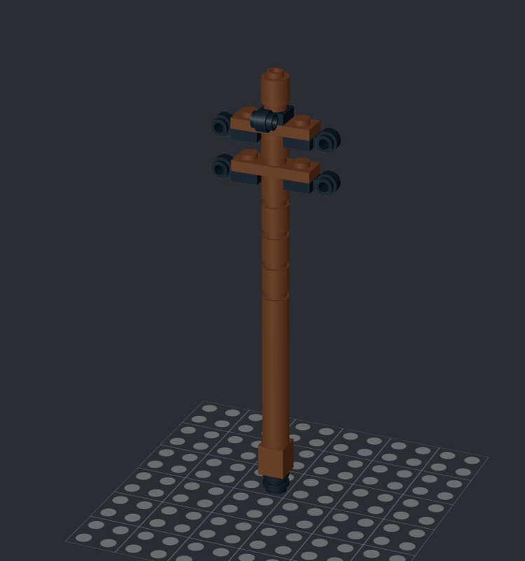 Lego High Voltage Line