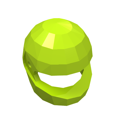 Lego Helmet, Standard / Lime