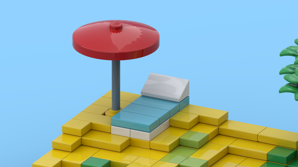 Lego Small 16 x 16 beach