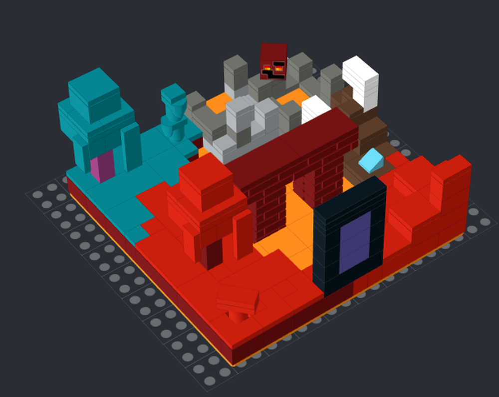 Lego Micro Minecraft Nether