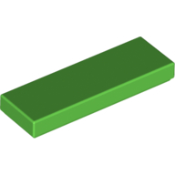 Lego Tile 1 x 3 / Bright Green
