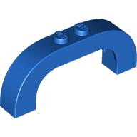 Lego Brick Arch 1 x 6 x 2 Curved Top / Blue