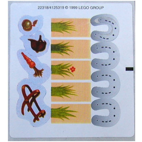 Lego Sticker Sheet for Set 3144-1