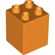 Lego Duplo Brick 2 x 2 x 2 / Orange
