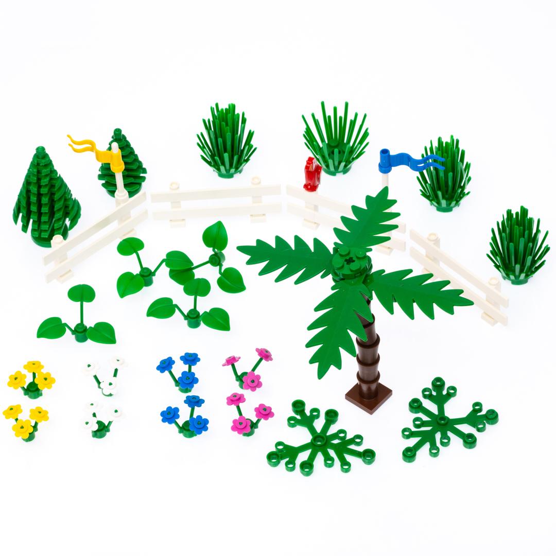 Lego Flowers, Trees and Fences