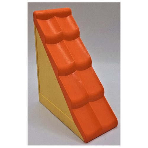 Lego Duplo Roofpiece Slope 50 2 x 4 Medium Orange Shingles