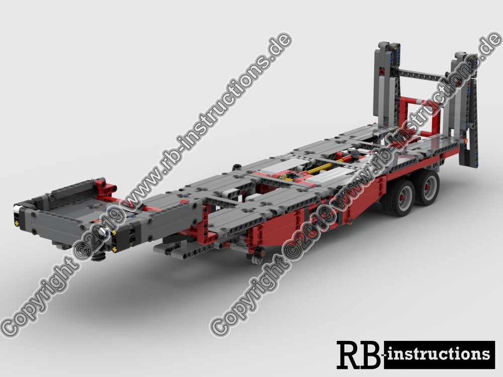 Lego 42098 C-Model -> Low loader semitrailer