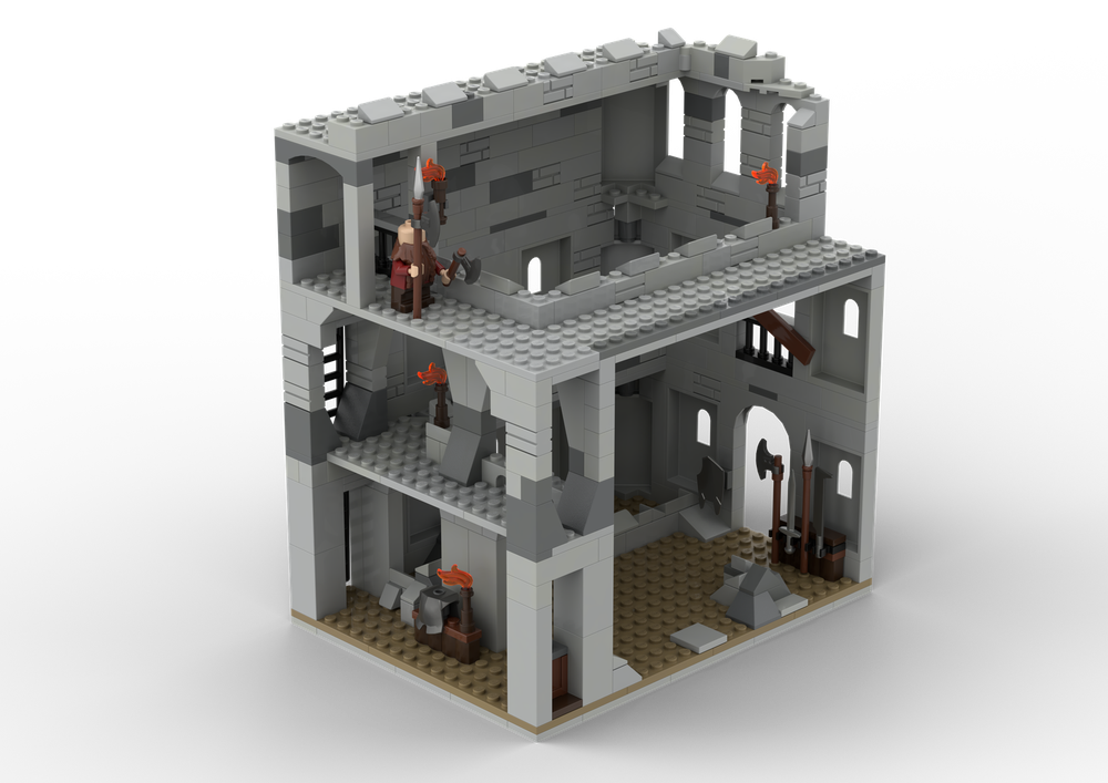 Lego Dwarven Treasury Book Nook