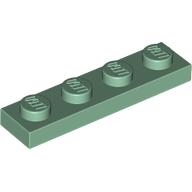 Lego Plate 1 x 4 / Sand Green