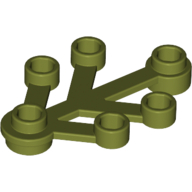 Lego Plant, Leaves 4 x 3 / Olive Green