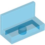 Lego Panel 1 x 2 x 1 [Square Corners] / Trans-Dark Blue
