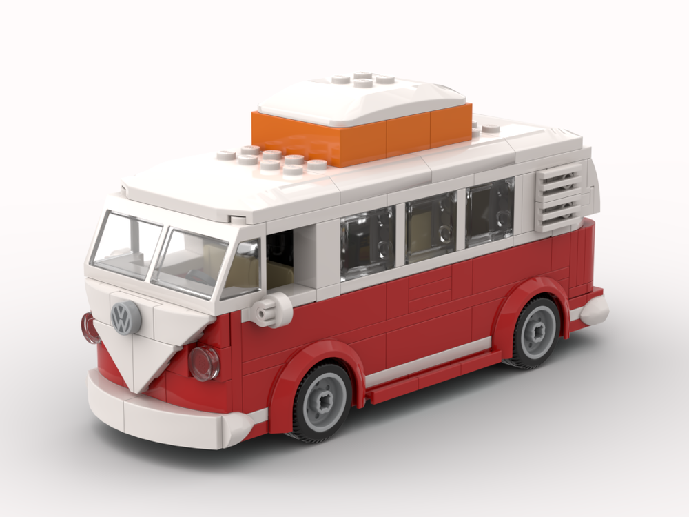 Lego Volkswagen T1 - Minifigure Scale