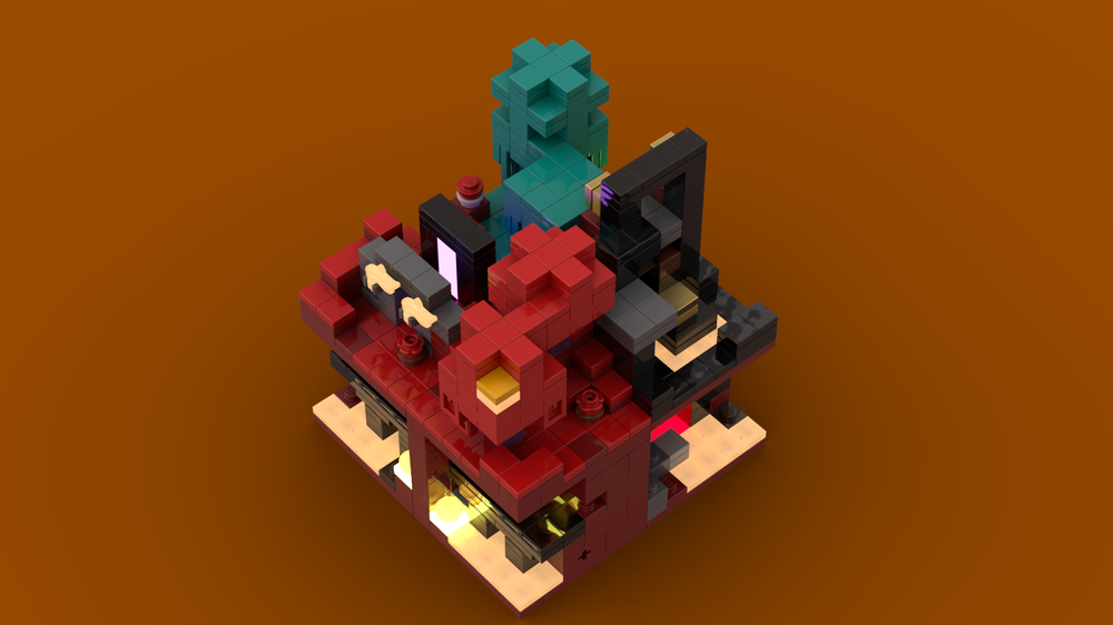 Lego Micro world #3: Nether [1.16]