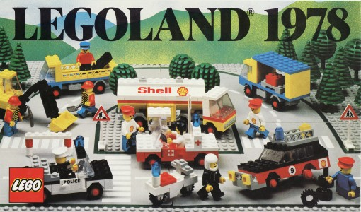 Lego 1978 Large International LEGOLAND Town Foldout and Poster (99418)