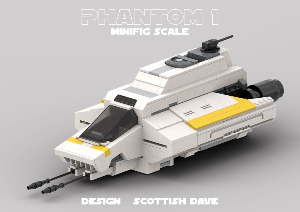 Lego The Phantom 1 - Minfig Scale