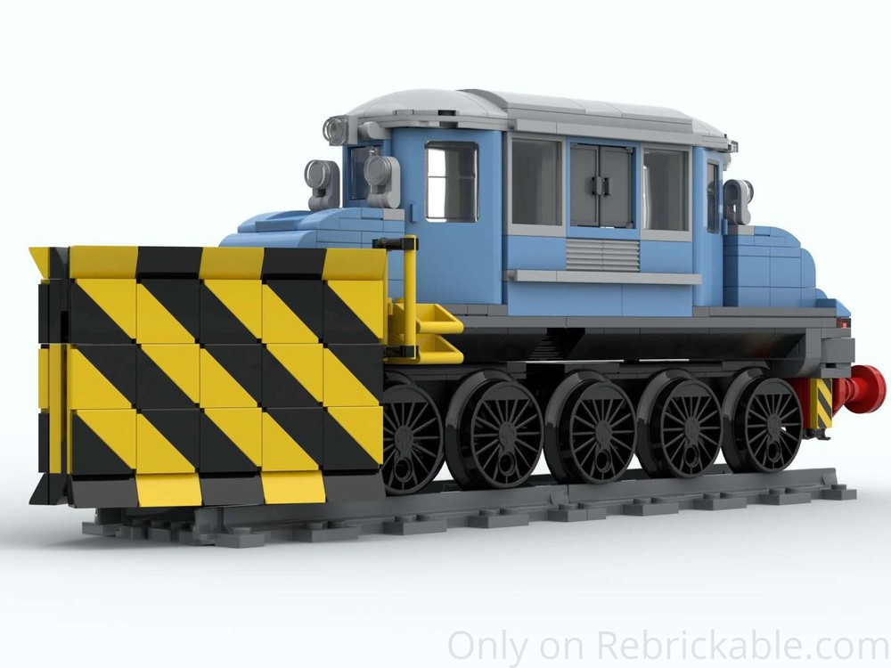 Lego Snowplough Train
