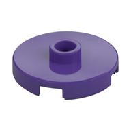 Lego Plate Special Round 2 x 2 with Center Stud (Jumper Plate) / Dark Purple